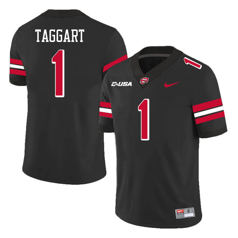 Willie Taggart WKU Jersey,Western Kentucky Hilltoppers #1 Willie Taggart Jersey Youth-Black